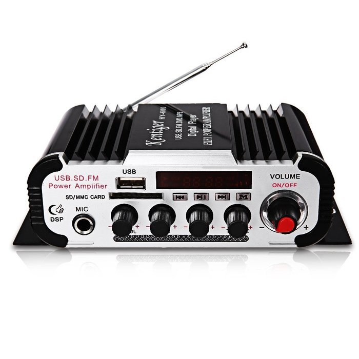 Robolife USB FM IR Control FM MP3 HiFi Stereo Power Digital Amplifier with Romote Control N2