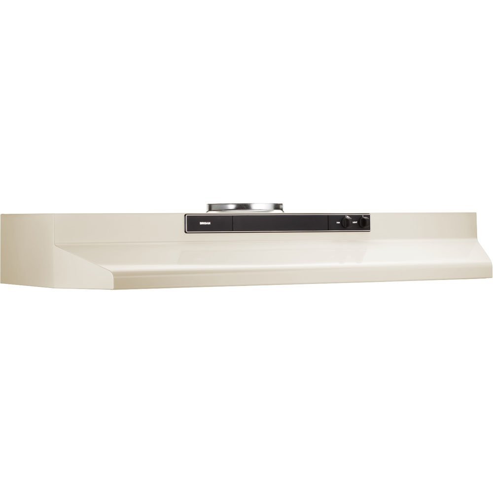 Broan Under Cabinet Range Hood With Infinitely Adjustable Speed Control Inch White