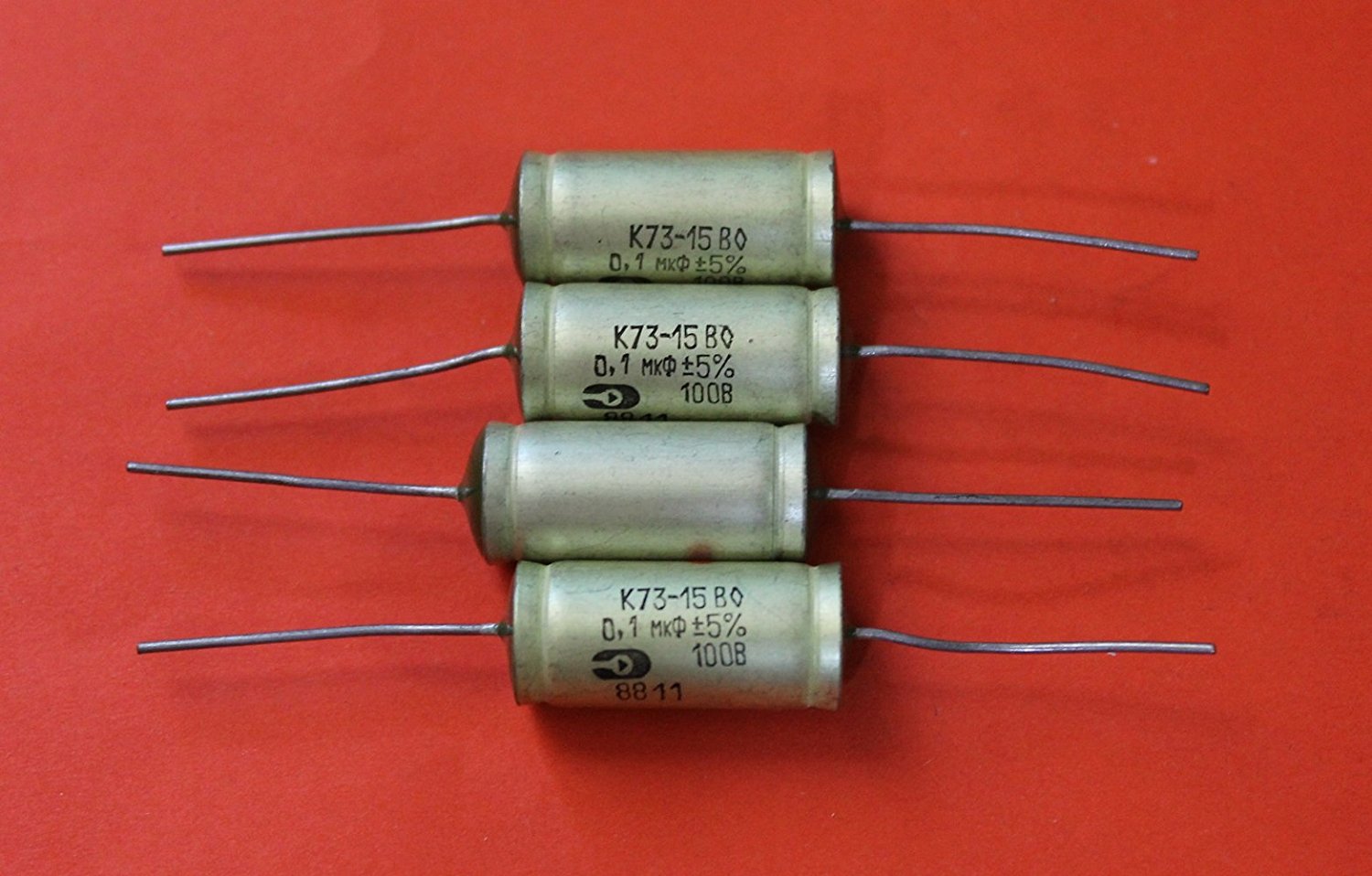 Capacitor PETP K73-15V 100V 0.1uF USSR 4 pcs free image download