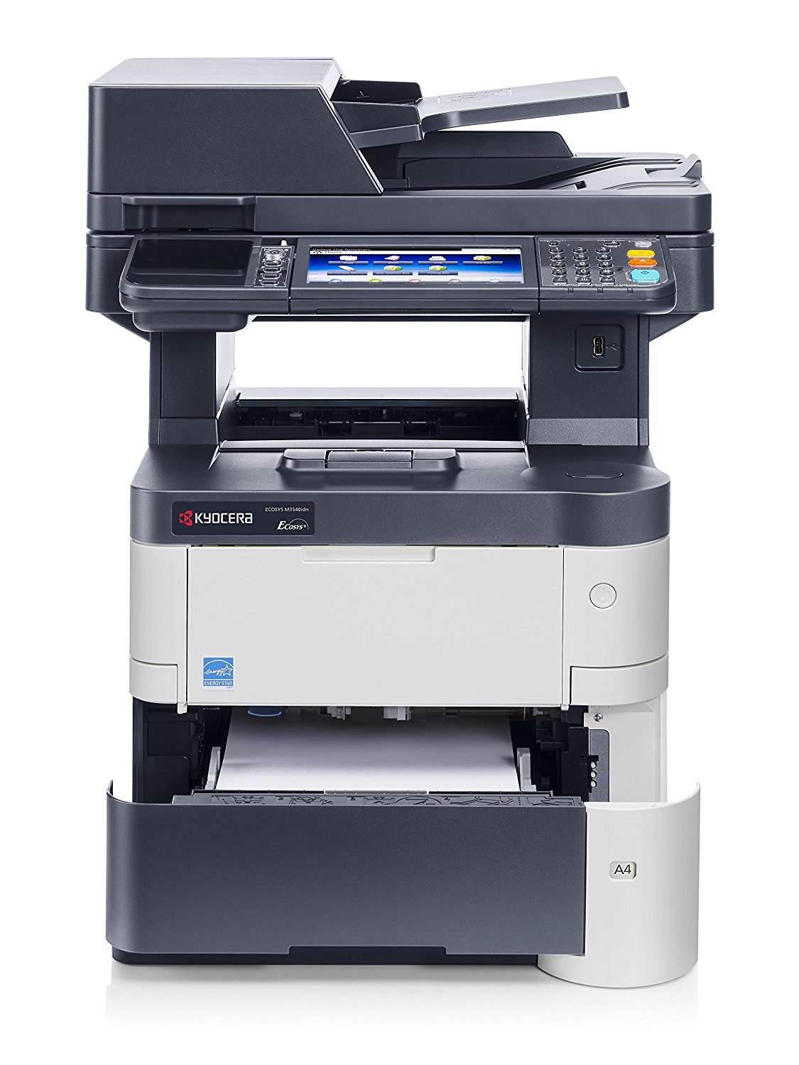 New Kyocera ECOSYS M3540idn Black and White Multifunctional Printer at