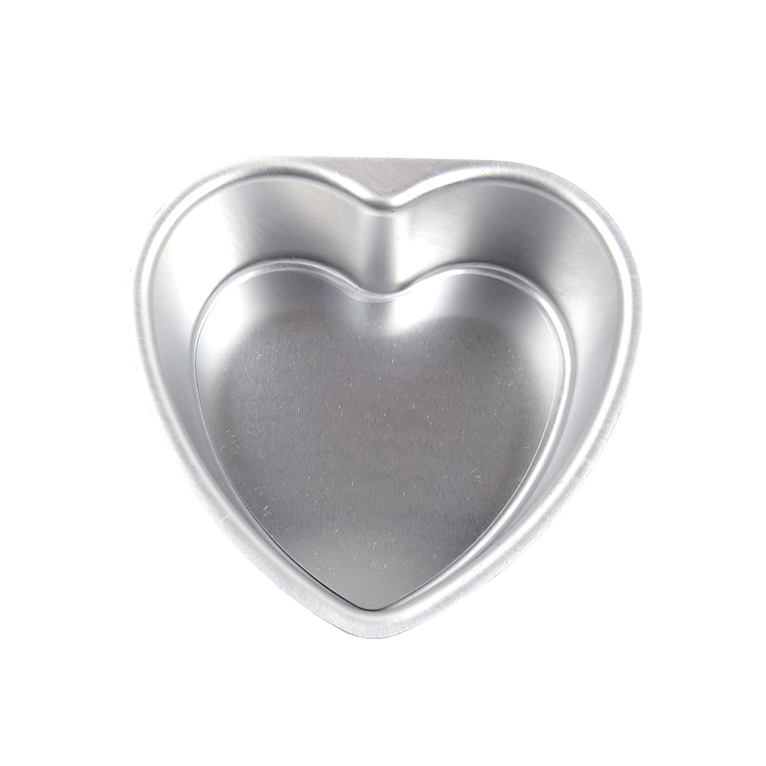Hanperal 6 inch heart shaped cake pan with removable bottom n2 free