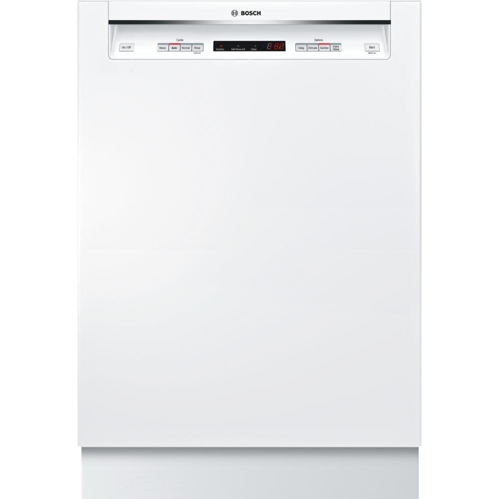 Bosch SHE53T52UC 300 24" White Semi-Integrated Dishwasher - Energy Star