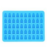 50 Cavity Silicone Gummy Bear Candy Mold - BONUS easy fill Dropper N3