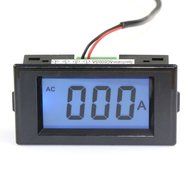 RioRand 0-600A AC Digital Amp Panel Meter Blue LCD High Current Tester, AC/DC 8-12V Powered N7