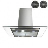 AKDY AIR1036 36" Island Mount Ductless Range Hood with 870 CFM Motor 3 Speed Fan Levels Crisp Analog Push Buttons...