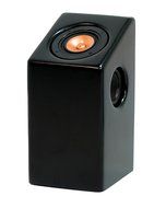 Fyssion D4 with 4" Full Range Driver Pair Matte Black Off-Axis Speakers N3
