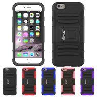 2 iPhone 6S/6 Plus Case, HLCT TWIN PACK Rugged Shock Proof Dual-Layer Case with Built-In Kickstand for iPhone... N21