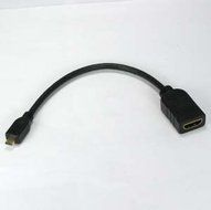 InstallerParts 8" HDMI-Female to Micro-Male Cable High Speed with Ethernet &ndash;RoHS Complaint &ndash; Gold-Plated