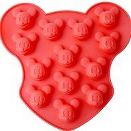 Chawoorim 16 Cavity Small Mickey Mouse Silicone Mold DIY Candy Chocolate Sugar Craft Fondant Ice Tray N2