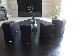 BOSE SPEAKER DOUBLE CUBE redline style/white