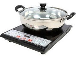 Tayama 1500 Watts Digital Induction Cooktop with Pot and Lid SM15-16A3 N6