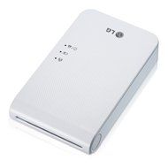 New LG Portable Mobile Pocket Photo PD241T Printer [White] (Follow-up model of PD239) Bluetooth Wireless Printing... N4