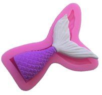 Beauty Clubs Mermaid Tail Silicone Jelly Sugar Chocolate Fondant Molds N5