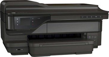 HP - Officejet 7612 Wireless e-All-In-One Printer - Black N4