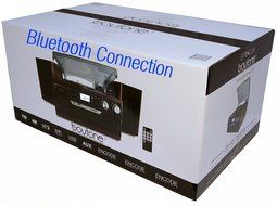 7-in-1 Boytone BT-24DJM Turntable with Bluetooth Connection, 3 Speed 33, 45, 78 Rpm, CD, Cassette Player AM, FM... N7