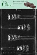 Cybrtrayd V137 Triple Heart Pretzel Valentine Chocolate Candy Mold