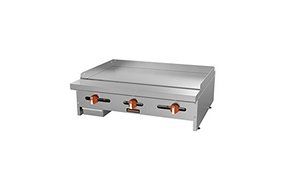 MVP Group SRMG-12 12" Manuel Griddle, Grey