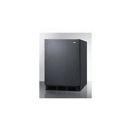 Summit CT663BBI 24&quot; Undercounter Refrigerator with 5.1 cu. ft. Capacity Cycle Defrost Zero Degree Freezer Adjustable...