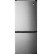 GE GBE10ESJSB 24" Energy Star Qualified Bottom-Freezer Refrigerator with 10.5 Cu. Ft. Capacity, in Stainless steel