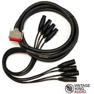 Mogami Gold AES DB25 to XLR - 5'