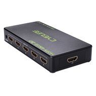 Hdmi Switch Box,Cyelee 4K x 2K 5 in 1 out High Speed 5 Port Switcher with IR Wireless Remote Control,Support 1080P... N8