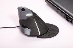 Delux M618LU Wired Vertical Ergonomic Mice Mouse USB Laser Comfort N3