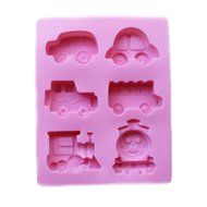 Yatim Silicone Train Automobile Fondant DIY Jelly Cake Candy Cholocate Soft Pottery Clay Decorating Mold