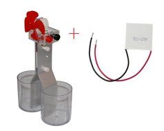 Combination Thermoelectric Generator Kit and Thermoelectric Cooler TEC-12709 Peltier Module