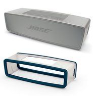 Bose SoundLink Mini II Pearl Bundle Bluetooth Speaker w/Navy Blue Soft Cover