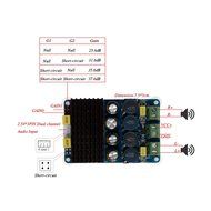 KKmoon TDA7498 Dual Channel Digital Audio Stereo Power Amplifier Board 2*100W DC 8-32V N5