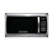 Black &amp; Decker 1.1 Cu. Ft. 1,000W Microwave - Stainless Steel