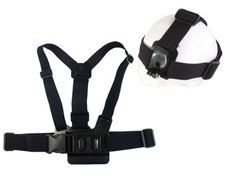 ProGear Heavy Duty Adjustable Chest Mount And Head Mount For GoPro Hero 4/3+/3/2/1