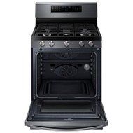 Samsung Appliance NX58J7750SG 30" True Convection Gas Range with 5.8 Cu. Ft. Oven Capacity in Black Stainless