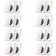 Acoustic Audio CS-IW620 In Wall 6.5" Speaker 8 Pair Pack 2 Way Home Theater 4000 Watt CS-IW620-8PR