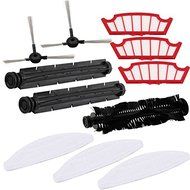 Original XR210 Robot Vacuum Cleaner Spare Parts, including Hair Brush 1 pc Rubber Brush 2 pcs Side Brush 2 pcs...
