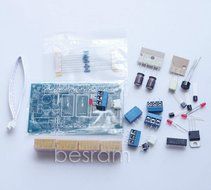 Four ways audio input switching DIY kit AC 9V-13V Electronic key version