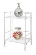 Convenience Concepts Designs-2-Go 3-Tier Folding Metal Corner Shelf, White N33