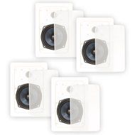 Blue Octave BDW52 In Wall Speakers 2 Way Home Theater Surround Sound 2 Pair Pack
