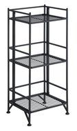 Convenience Concepts Designs-2-Go 3-Tier Folding Metal Corner Shelf, White N38