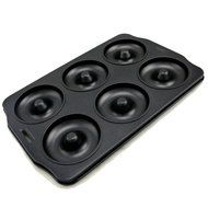 Amgate 6 Cup Non-Stick Donut Mould ~ Oven Safe Baking Pan, Bagel Maker, 13.3 Inch * 9 Inch