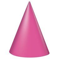 Party Hats, Red, 8 Count N7