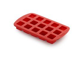 Lekue Silicone Chocolate Mold, Model # 0217115R01M017, Cube, Red N2