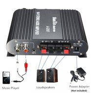 ELEGIANT 200W Mini Hi-Fi 2.1 Amplifier Booster Radio MP3 Stereo for Car Motorcycle Home N5