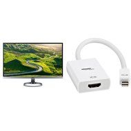 Acer H277H smidx 27-Inch IPS Full HD (1920 x 1080) Widescreen Display &amp; AmazonBasics Mini...