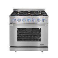 Dacor Renaissance 36" Stainless Steel Freestanding Liquid Propane Range N3