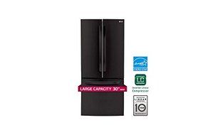LG LFC22770SB 22.0 Cu. Ft. Smooth Black French Door Refrigerator - Energy Star