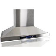 Golden Vantage Stainless Steel 36" Euro Style Island Mount Range Hood LCD Screen GV-GL-9002-36 N4