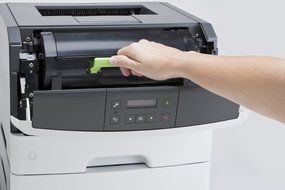 Lexmark MS312dn Compact Laser Printer, Monochrome, Networking, Duplex Printing N4