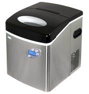 Newair AI-215SS Stainless Steel Portable Ice Maker with 50 Lbs. Daily Capacity N13