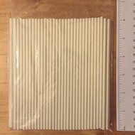 100 4x6" Clear Food Safe Favor Treat Bags, 4" Paper Red Twist Ties and 6" Paper Lollipop Sticks - 1.5mils Thick... N6